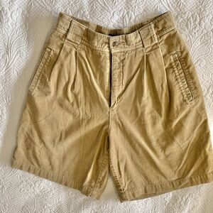 Vintage Liz Claiborne corduroy shorts.